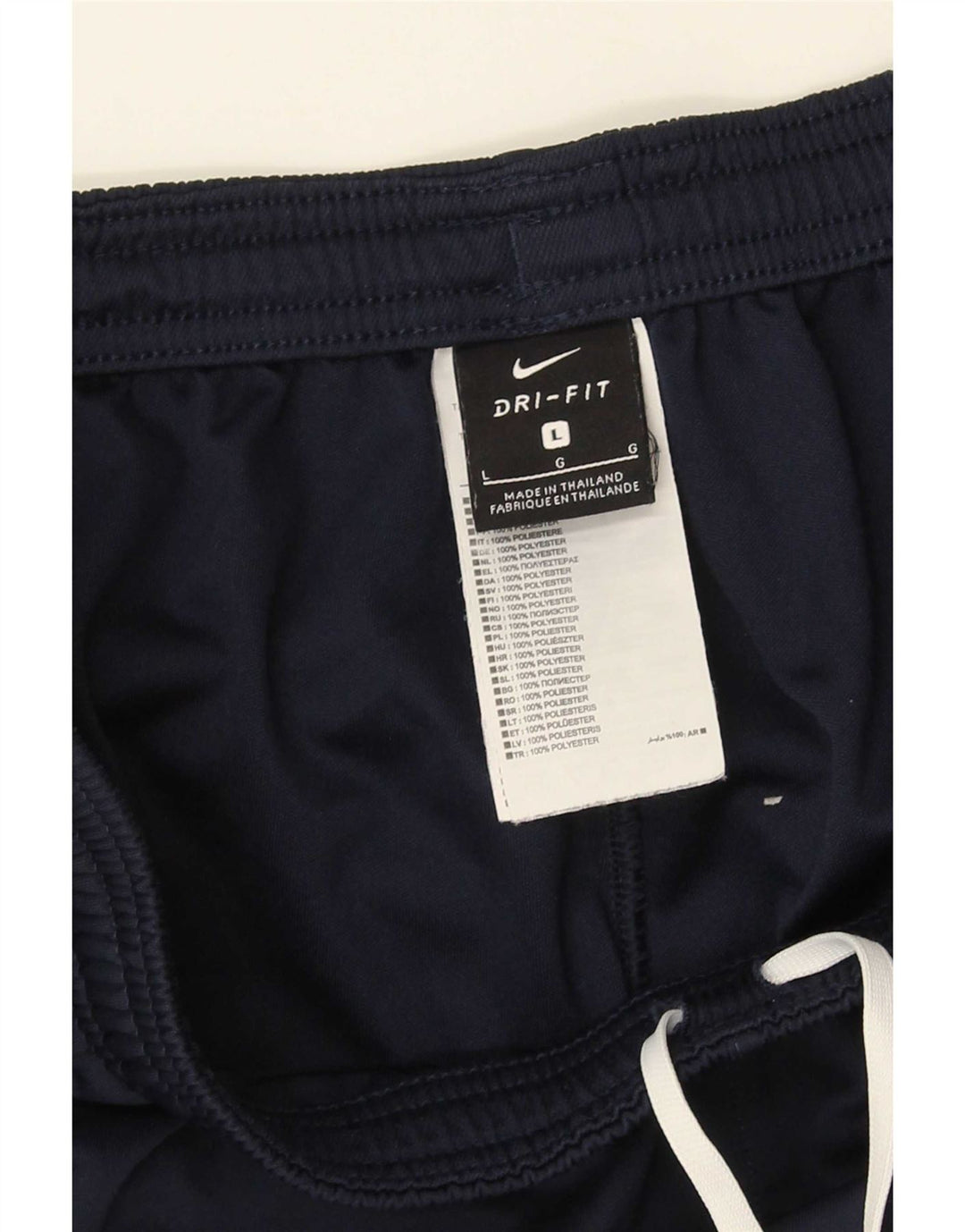 Nike - Pantalones de chándal Dri Fit para hombre, talla grande, poliéster, color azul marino