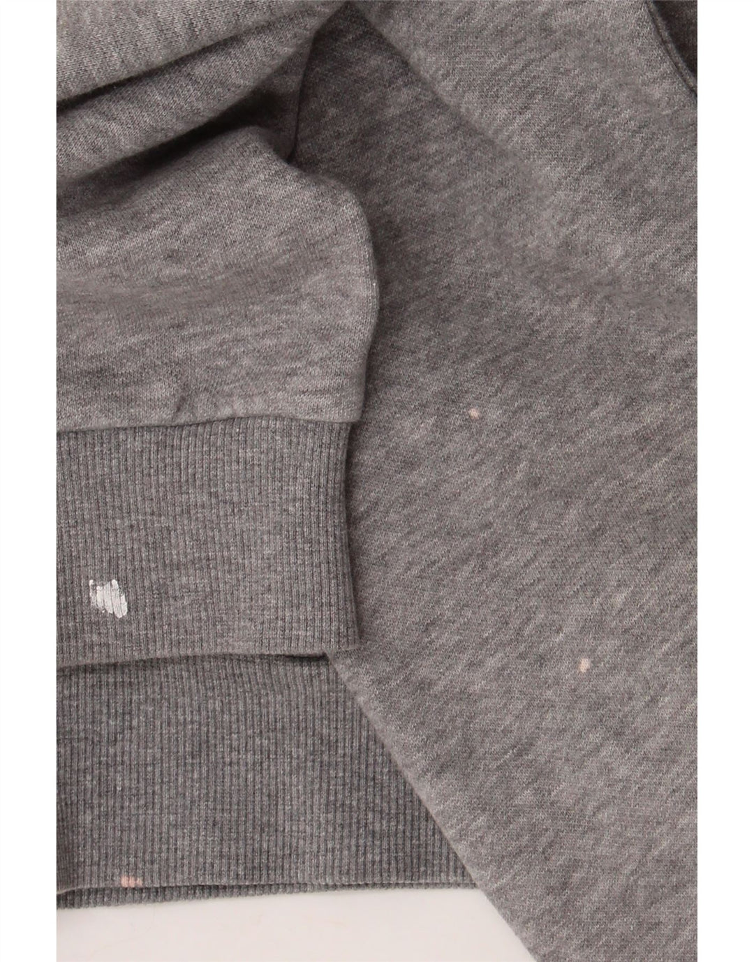 Puma Mujer Chándal Top Chaqueta Reino Unido 10 Pequeño Gris Algodón