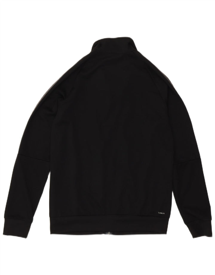Adidas Chicos Climalite Chándal Top Chaqueta 13-14 Años Negro Poliéster