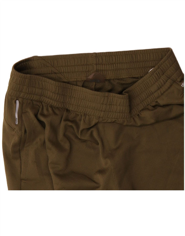 PUMA Bermudas deportivas para hombre, talla grande, poliéster caqui