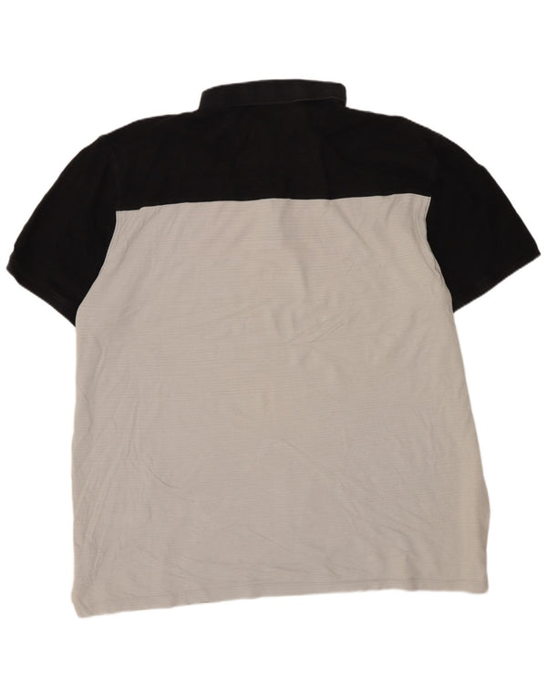 Calvin Klein Polo para hombre 2XL Algodón multicolor con bloques de color