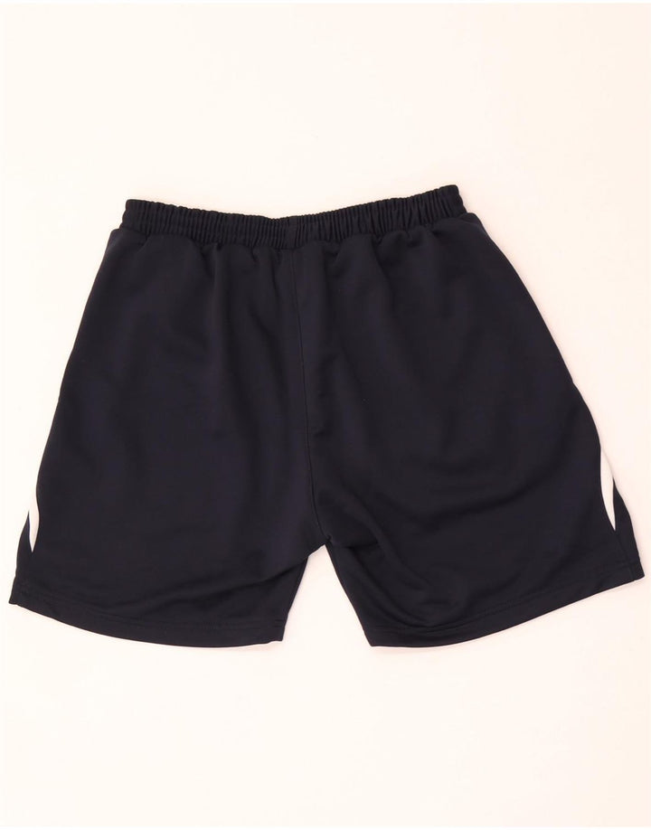 Uhlsport Pantalones cortos deportivos para hombre Large Azul marino Colorblock Poliéster