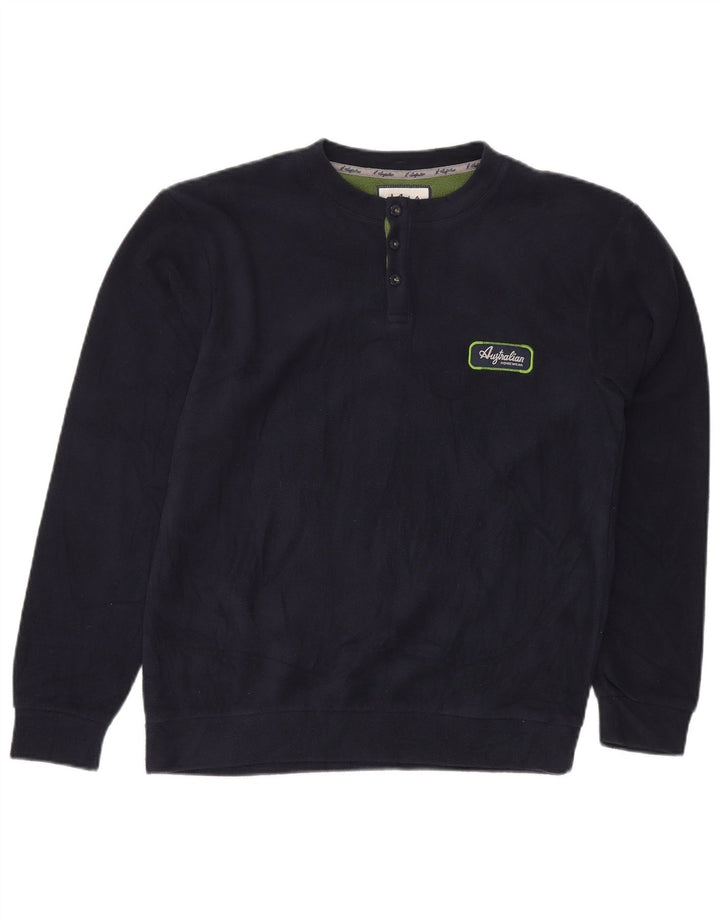 AUSTRALIAN L'ALPINA Jersey polar para hombre Poliéster azul marino medio