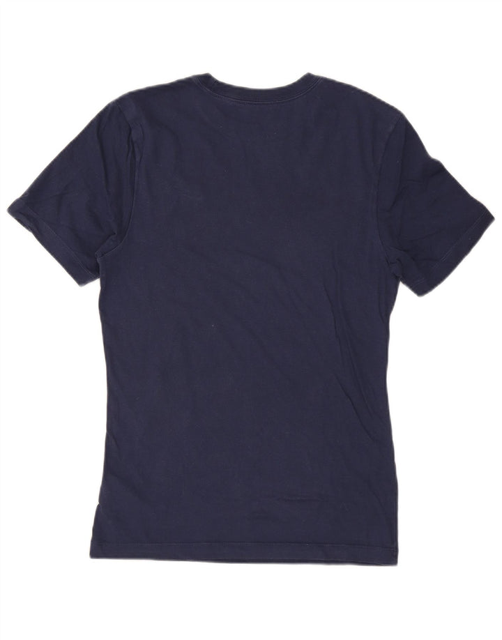 Camiseta Nike Hombre Top XS Azul Marino Algodón
