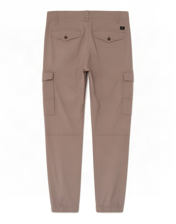 Jack & Jones Hombre Paul Tapered Joggers Pantalones Cargo W32 L29 Algodón Gris