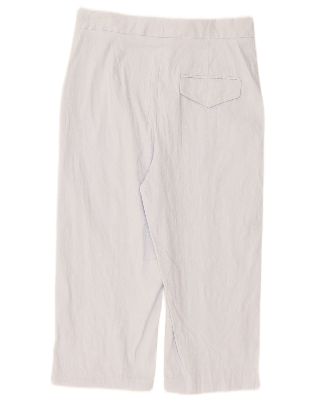 Zara Mujer Pantalones Capri Pequeño W26 L17 Azul