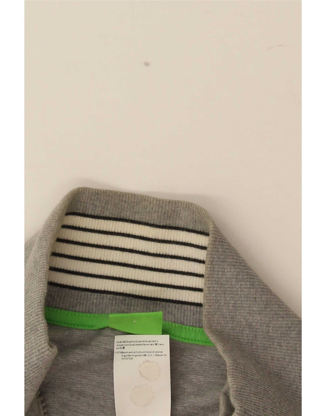 Hugo Boss Mens Chándal Top Chaqueta Grande Gris Algodón
