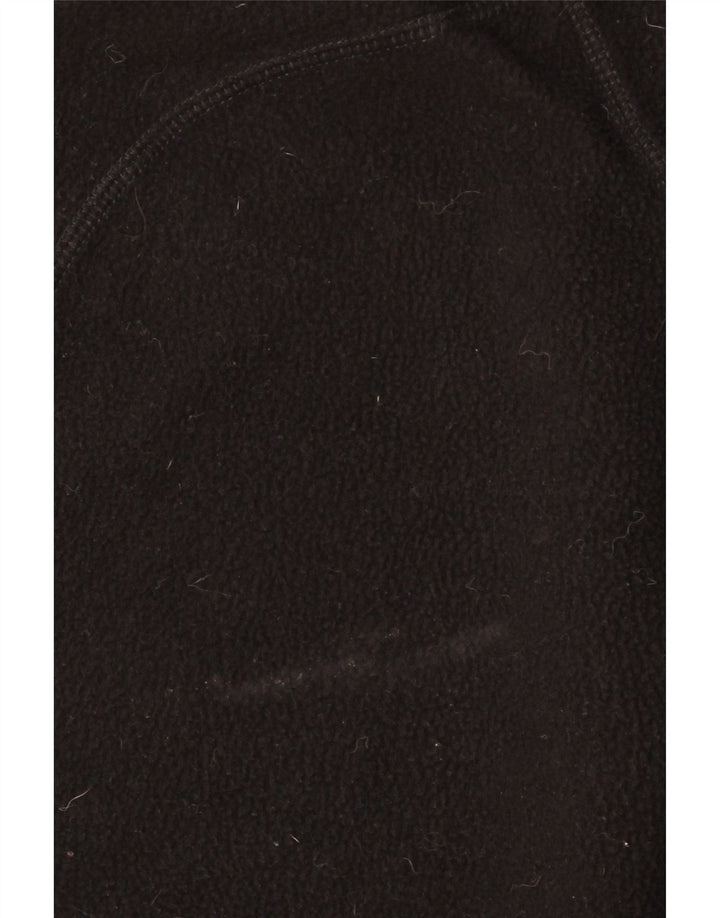 EDDIE BAUER Chaqueta polar para hombre UK 40 Large Negro Colorblock Poliéster