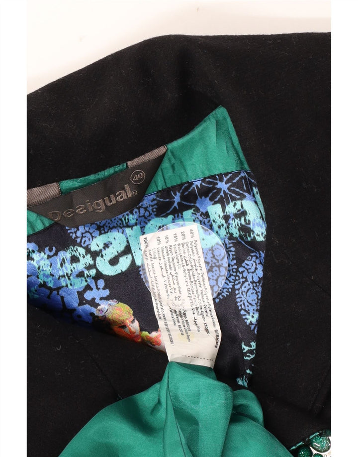 Abrigo Desigual Mujer Cruzado EU 40 Medium Multicolor