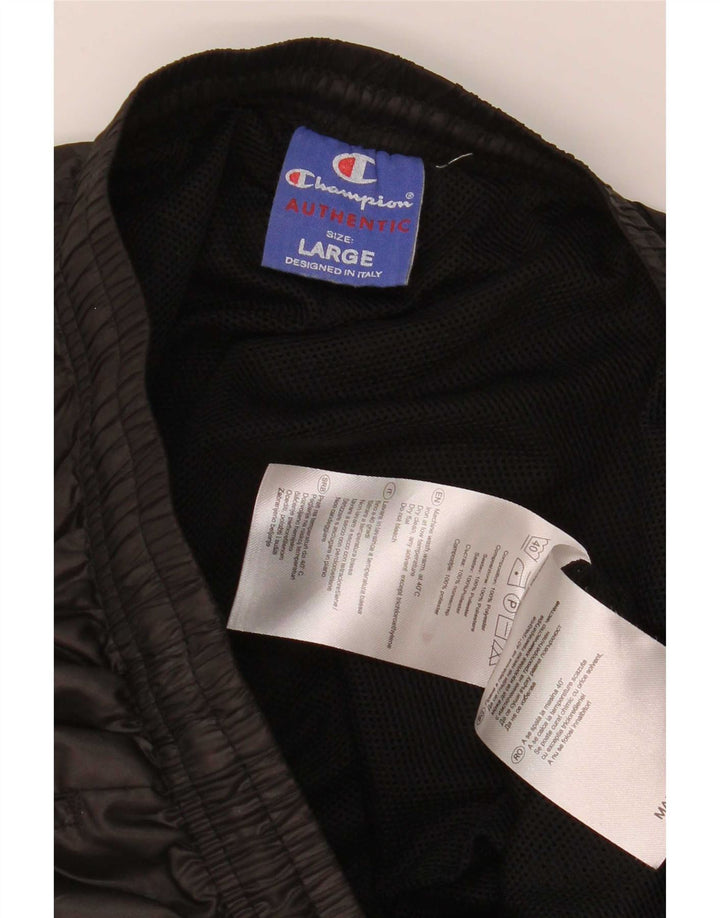 Champion Pantalones de Chándal para Mujer Joggers UK 44 Grande Poliéster Negro