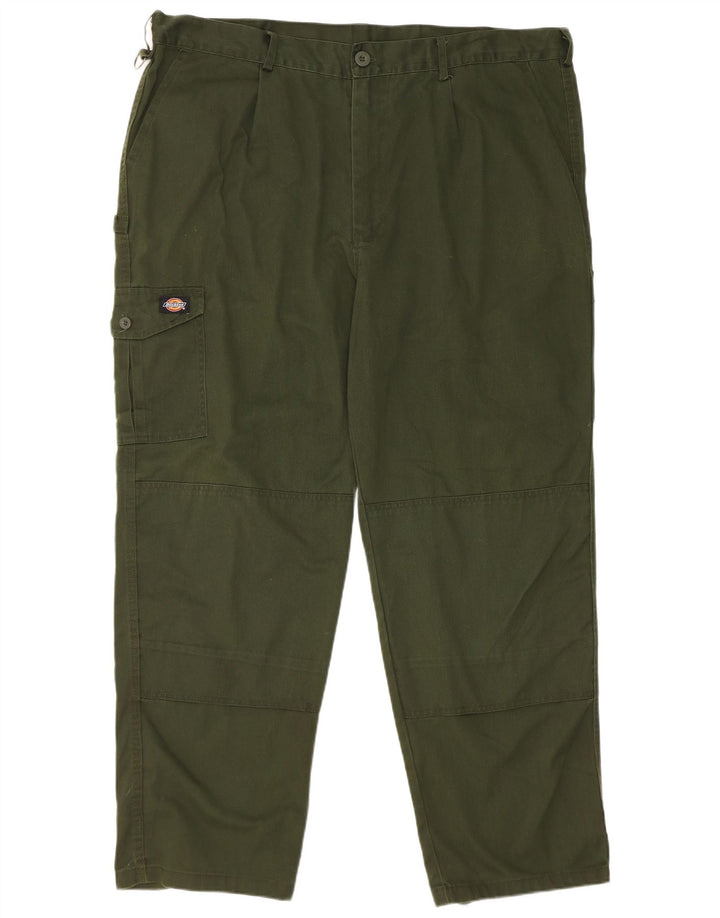 Dickies Pantalón cargo cónico para hombre W44 L30 Poliéster verde