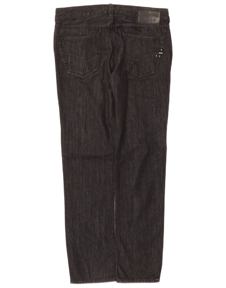 Vaqueros rectos para hombre Gas W33 L34 Algodón gris
