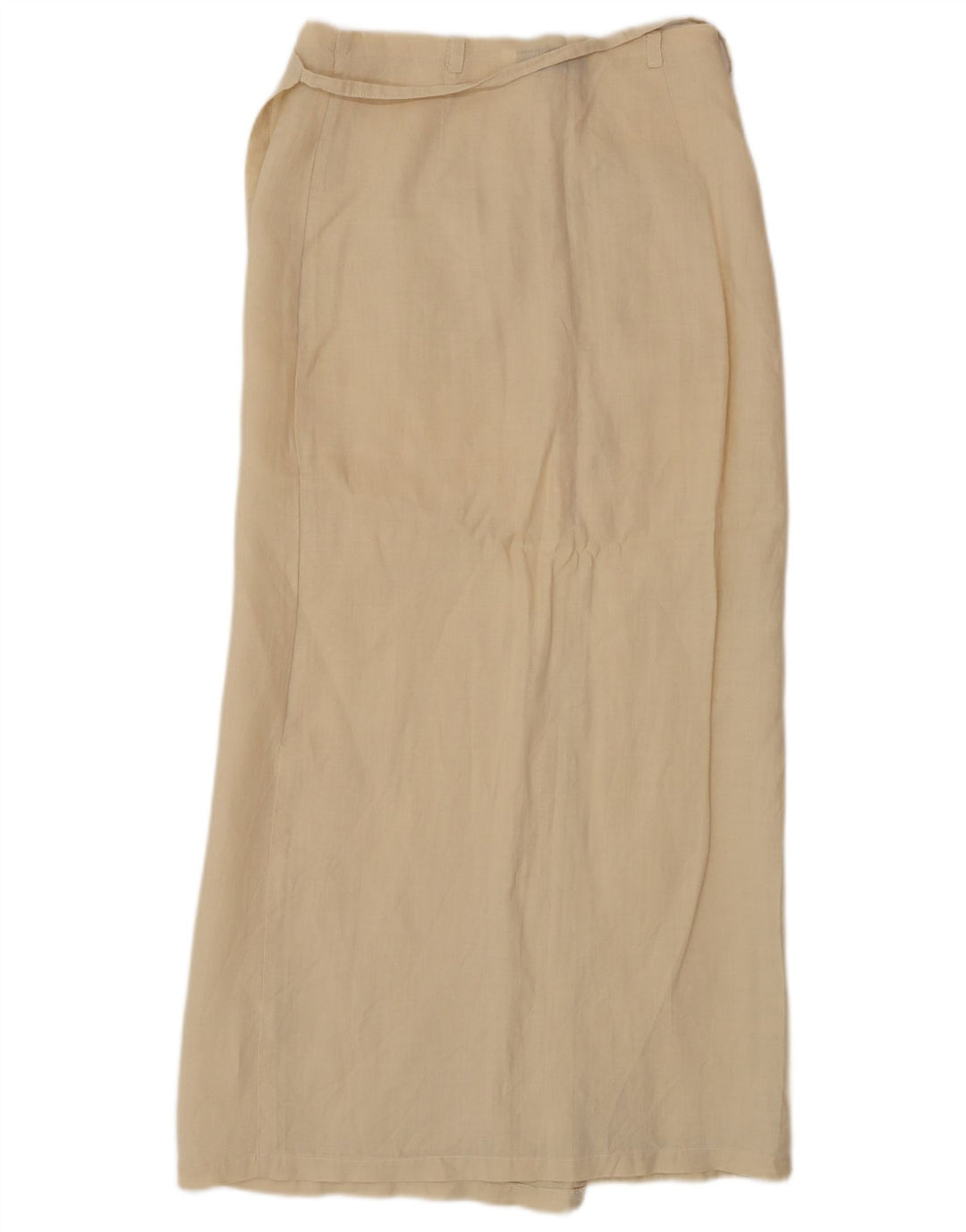 Chicca Testi Falda Maxi Cruzada para Mujer Pequeña W26 Lino Beige