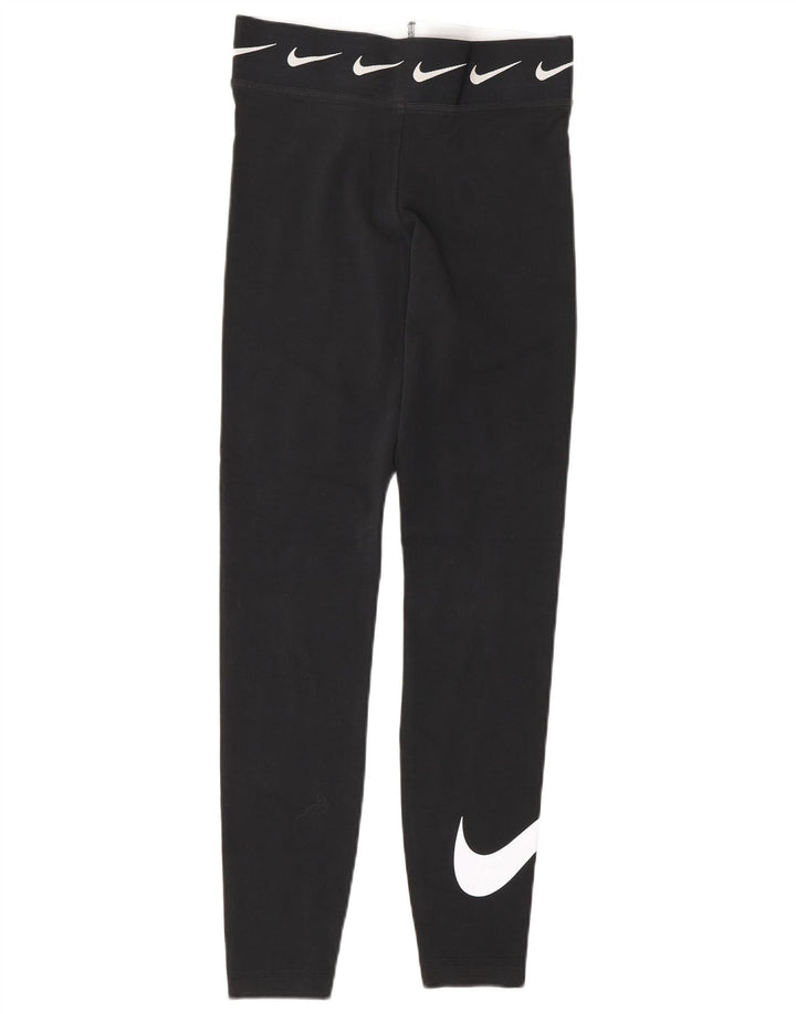 Nike Leggings gráficos para mujer UK 10 Small Algodón negro