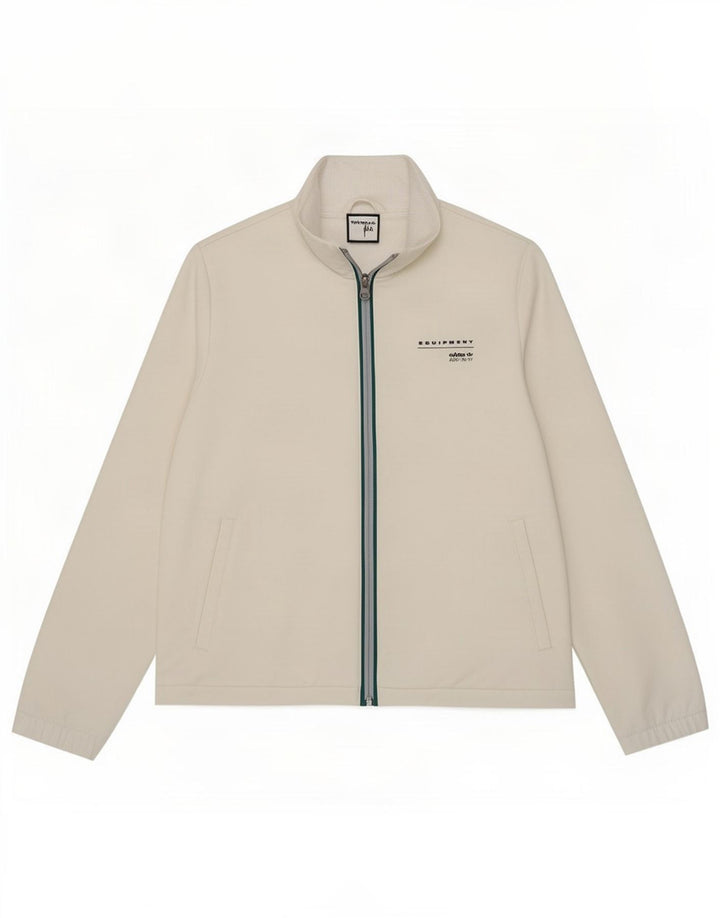 Adidas - Chaqueta de chándal extragrande para mujer, talla 6, XS, poliéster blanco