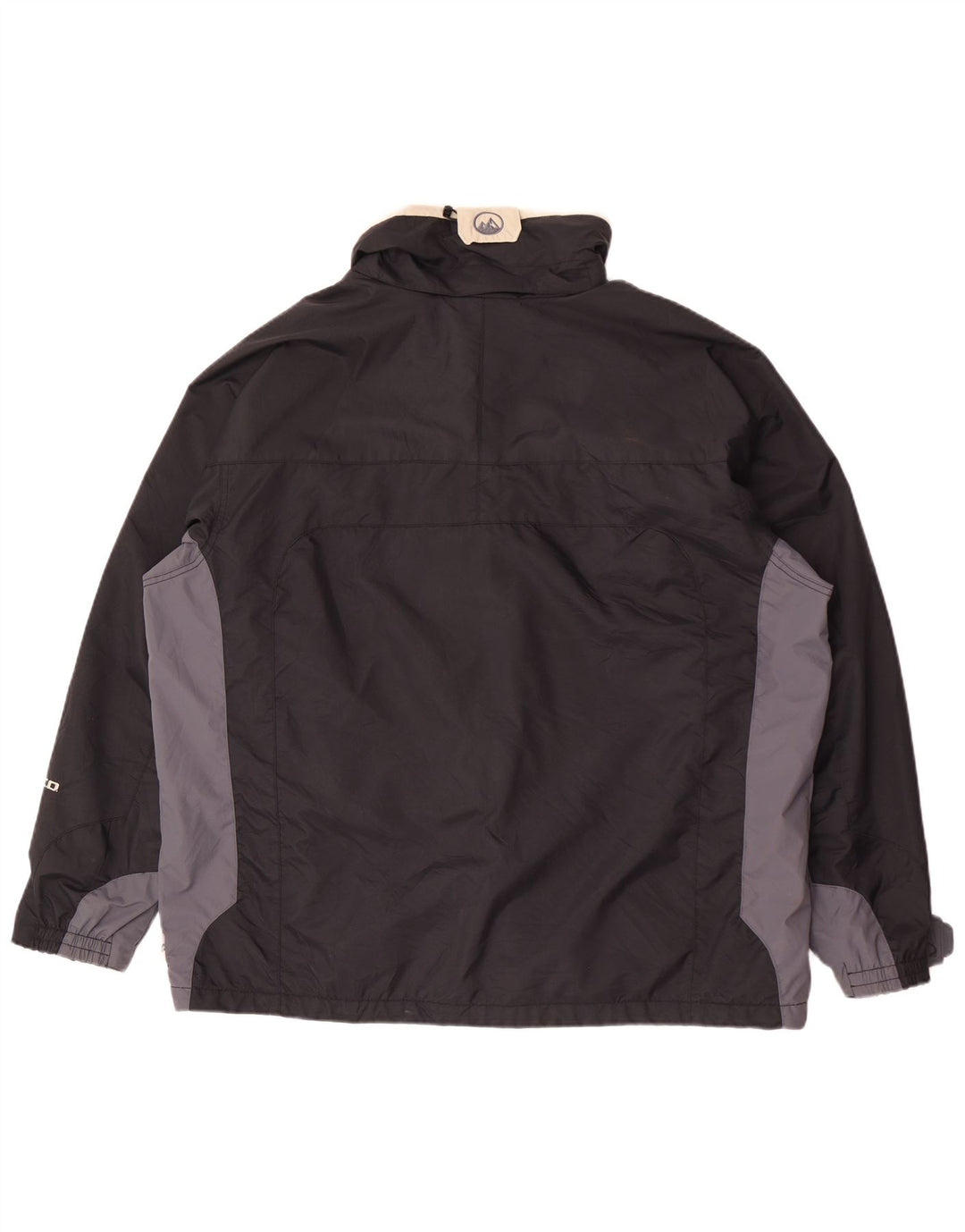 Columbia Chaqueta cortavientos con capucha Interchange para hombre, talla 40, color negro