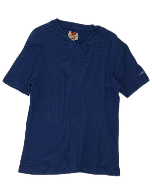 Camiseta Energie Mujer Top Grande Azul Algodón