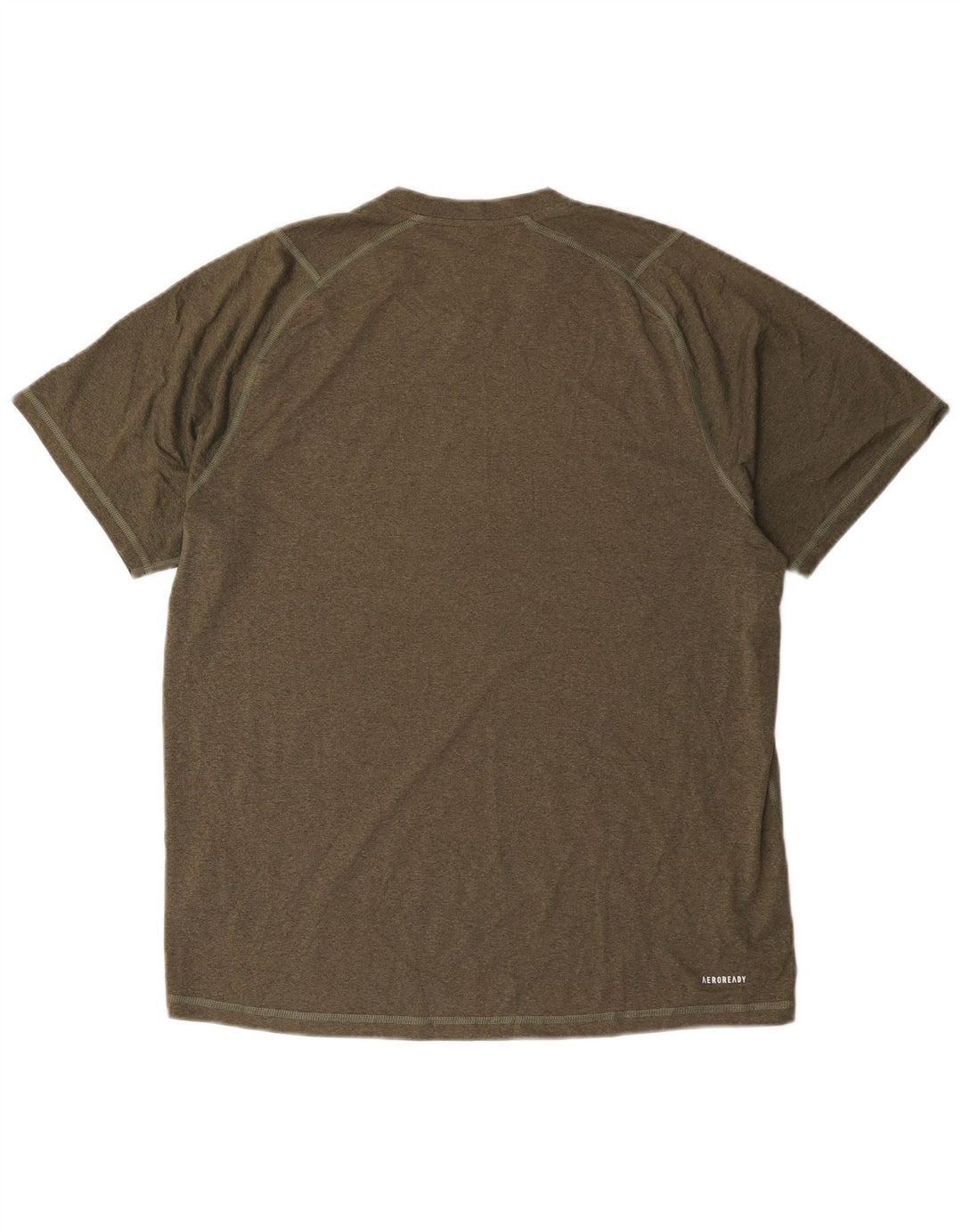 Adidas Hombre Aeroready Camiseta Top Grande Caqui Poliéster