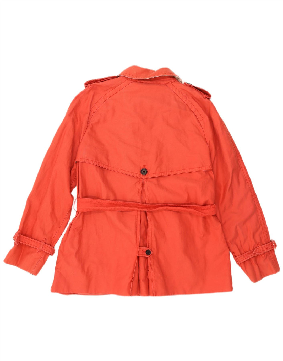 Coach Gabardina corta para mujer UK 40 XL Algodón rojo