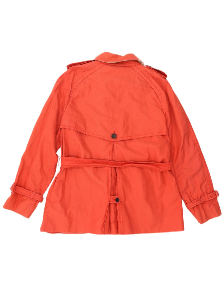 Coach Gabardina corta para mujer UK 40 XL Algodón rojo
