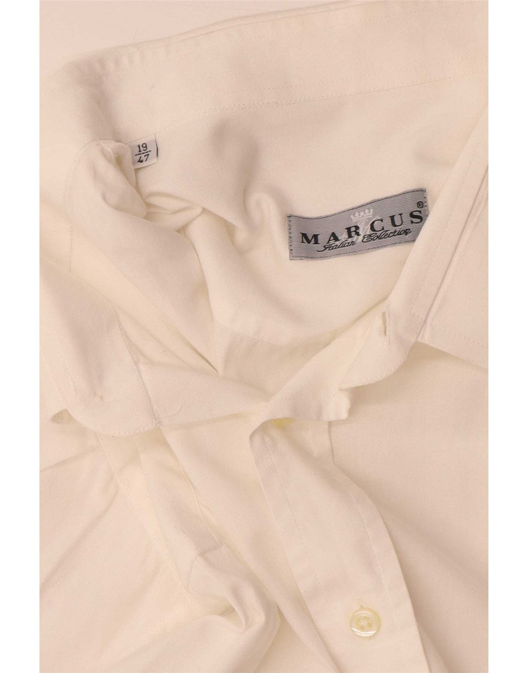 Camisa Marcus Hombre Talla 19 47 3XL Blanco