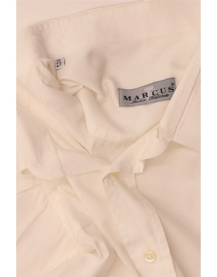 Camisa Marcus Hombre Talla 19 47 3XL Blanco