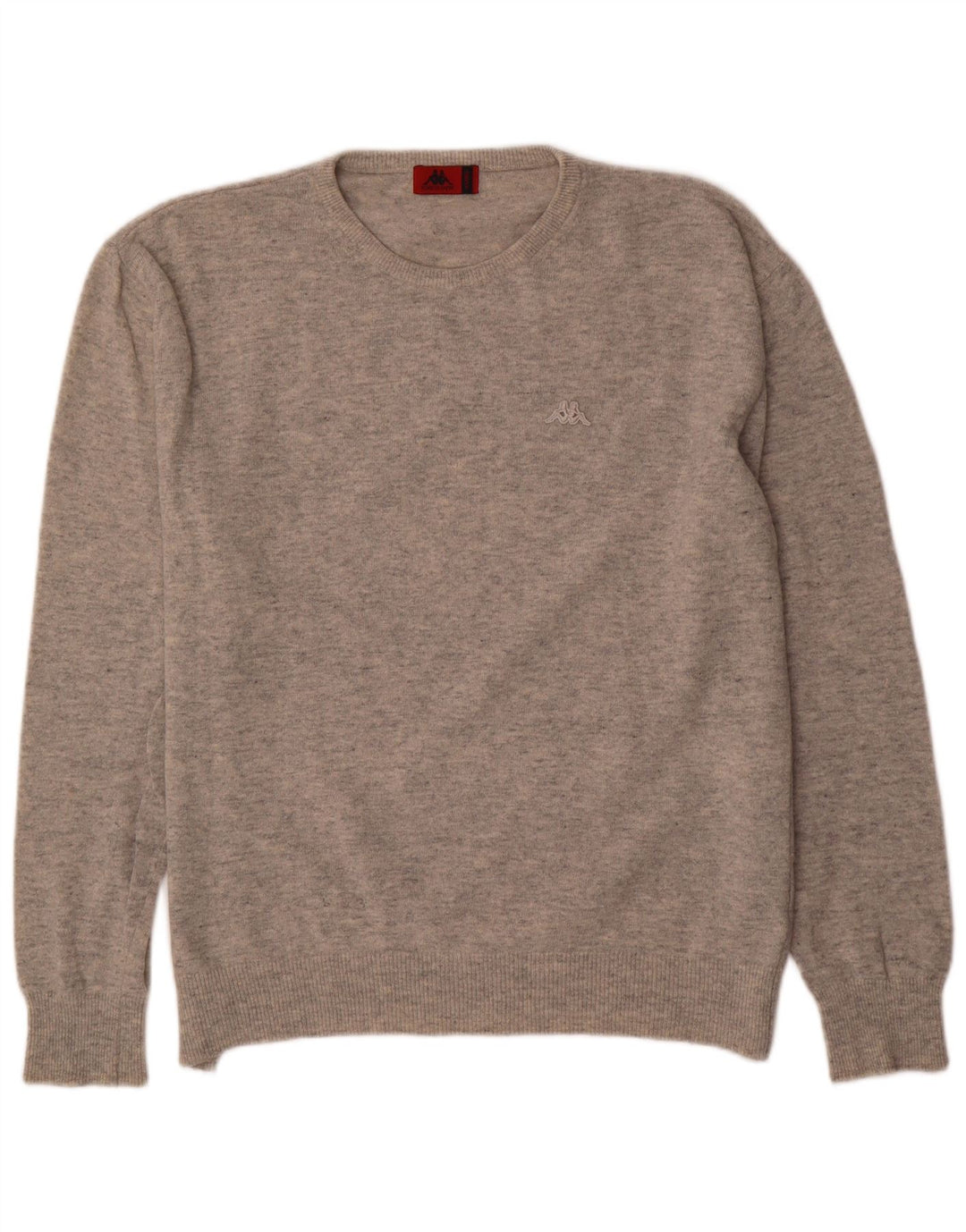 Kappa Jersey De Cuello Redondo Hombre XL Lana Gris