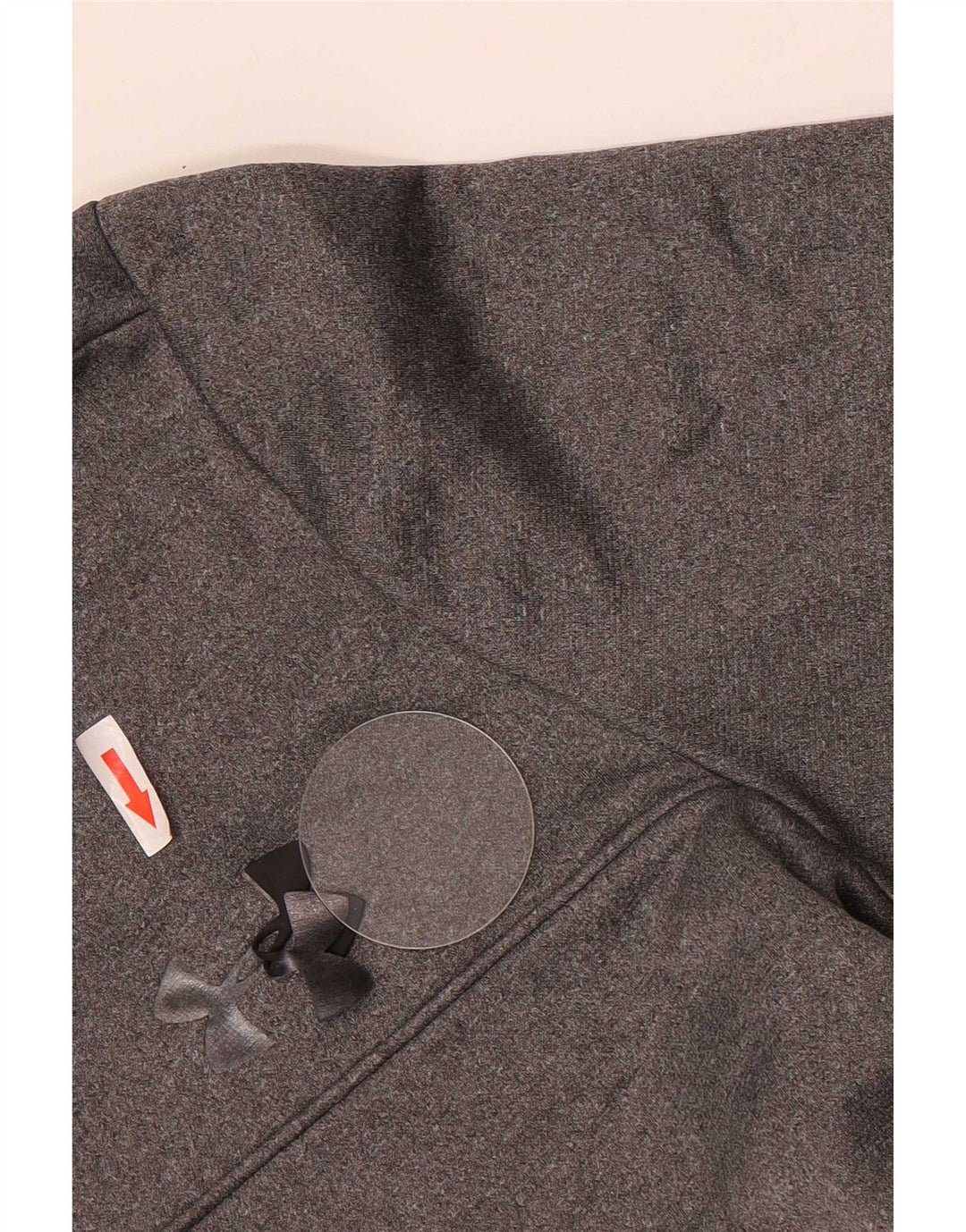 Under Armour Hombre Cold Gear Zip Neck Jersey Chándal Top Pequeño Gris