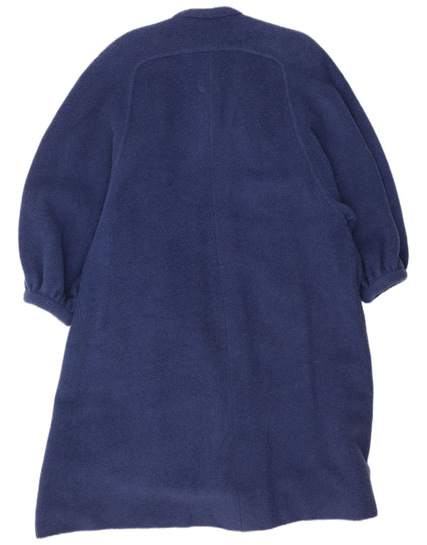 Abrigo Herno Mujer Oversize IT 42 Lana Azul Medio