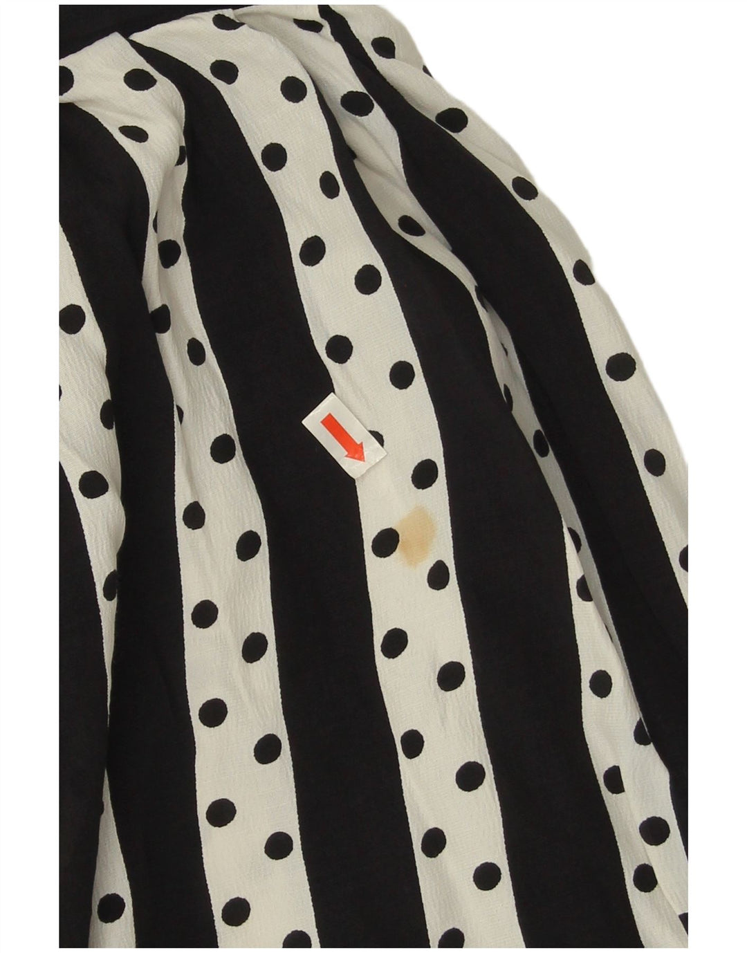 Wichele Falda acampanada para mujer IT 42 Medium W30 Viscosa a rayas blancas