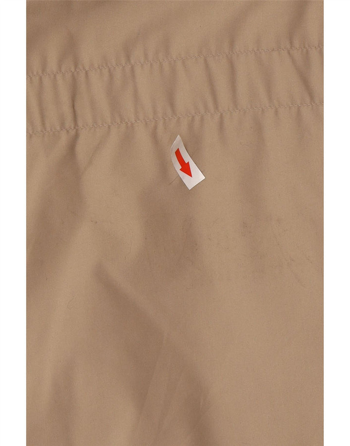 Sergio Tacchini Abrigo cortavientos para hombre UK 40 Large Beige Poliéster