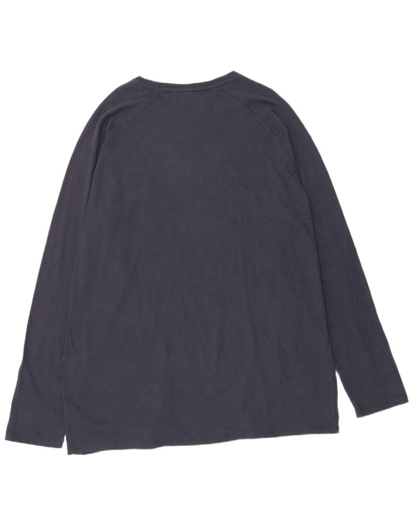 Dickies Mens Tall Top Manga Larga 2XL Azul Marino Algodón