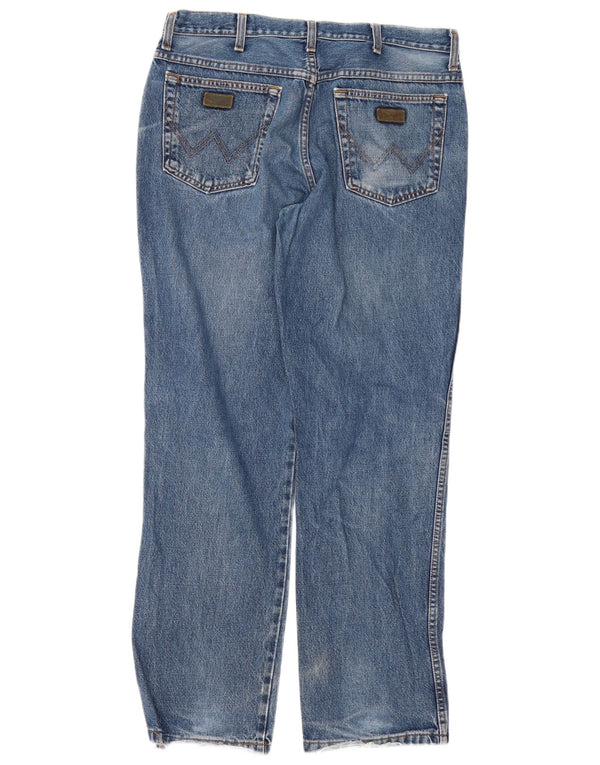 Wrangler Vaqueros rectos Texas para hombre W36 L32 Algodón azul