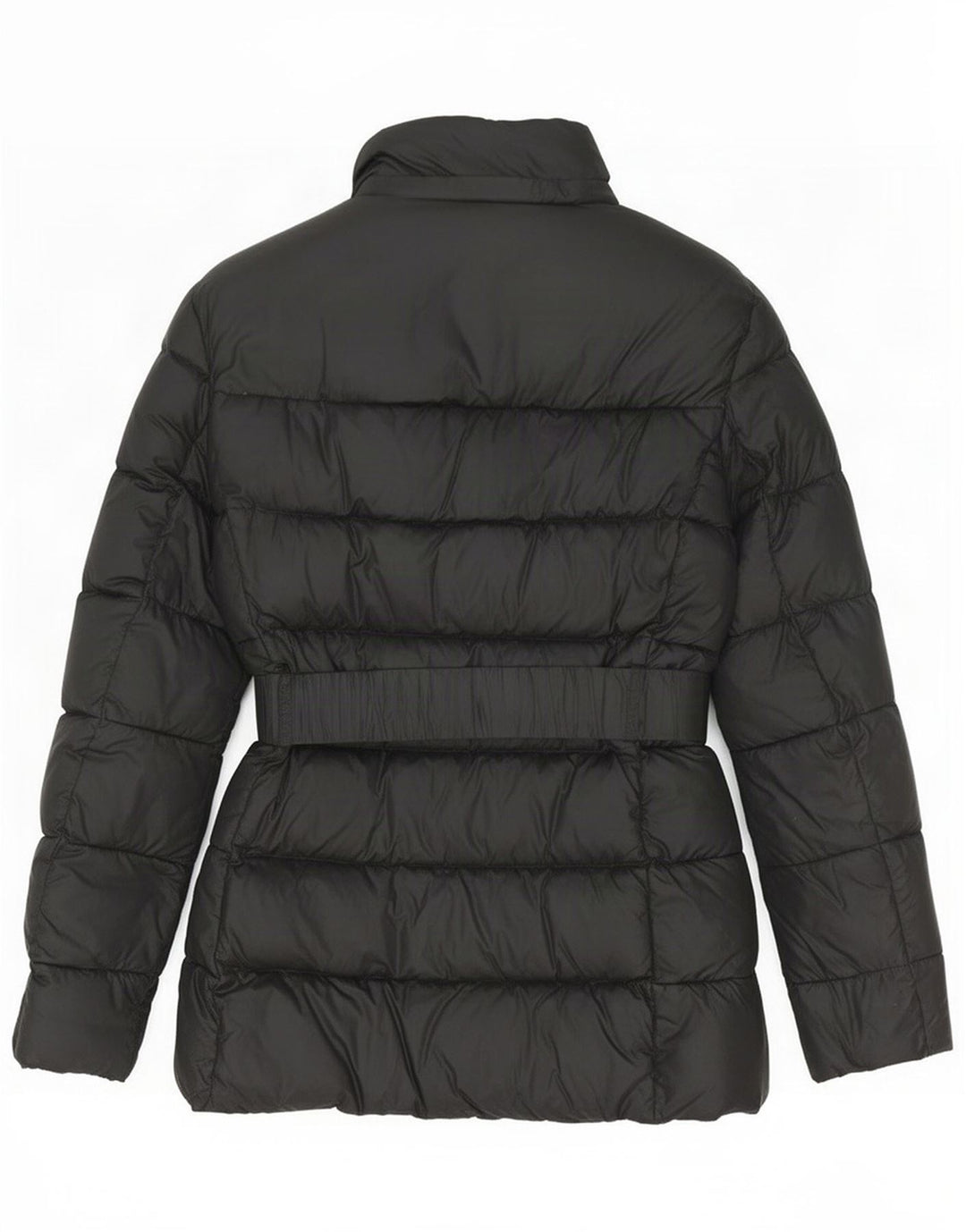 Zara Mujer Chaqueta Acolchada UK 6 XS Negro Poliéster