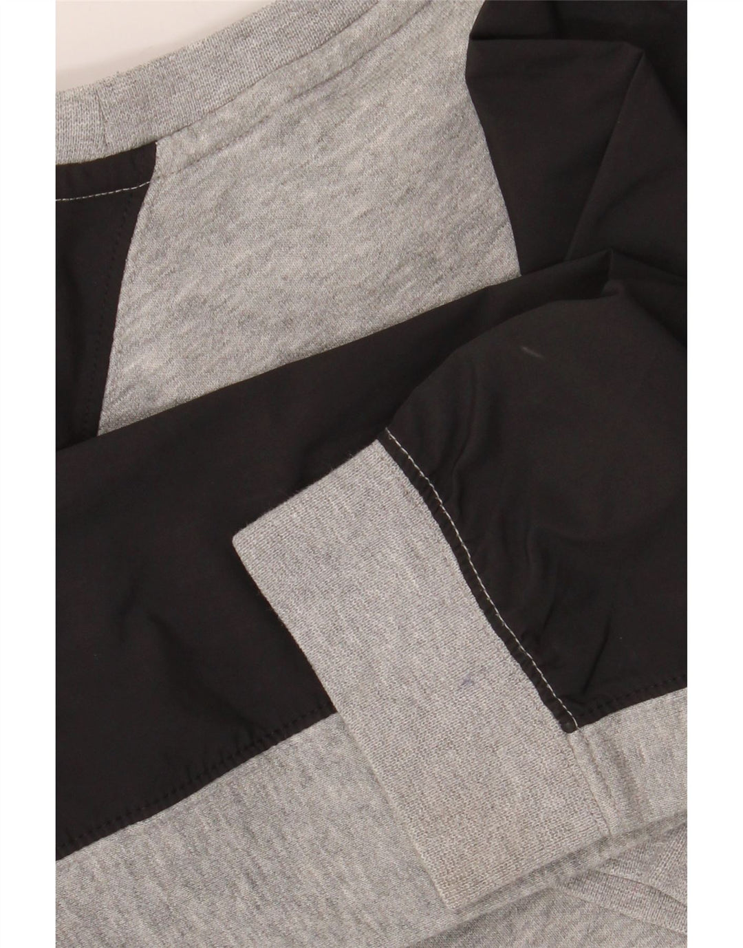 NIKE Sudadera estampada para niños 10-11 años Gris medio Colorblock