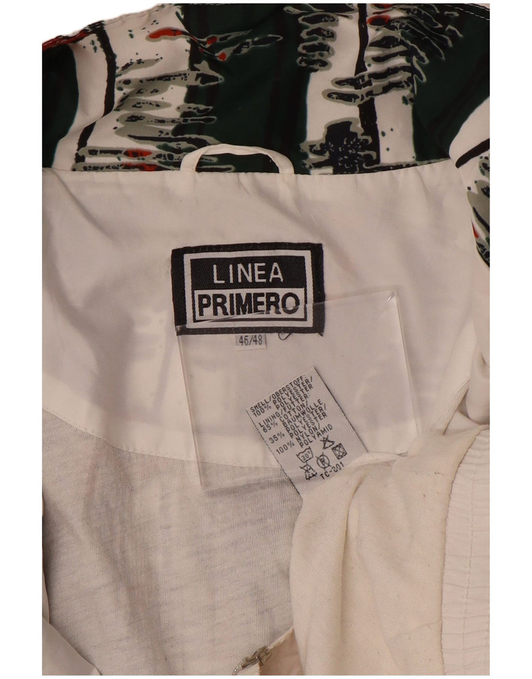 LINEA PRIMERO Chaqueta Chándal Hombre Talla 46/48 2XL Blanco