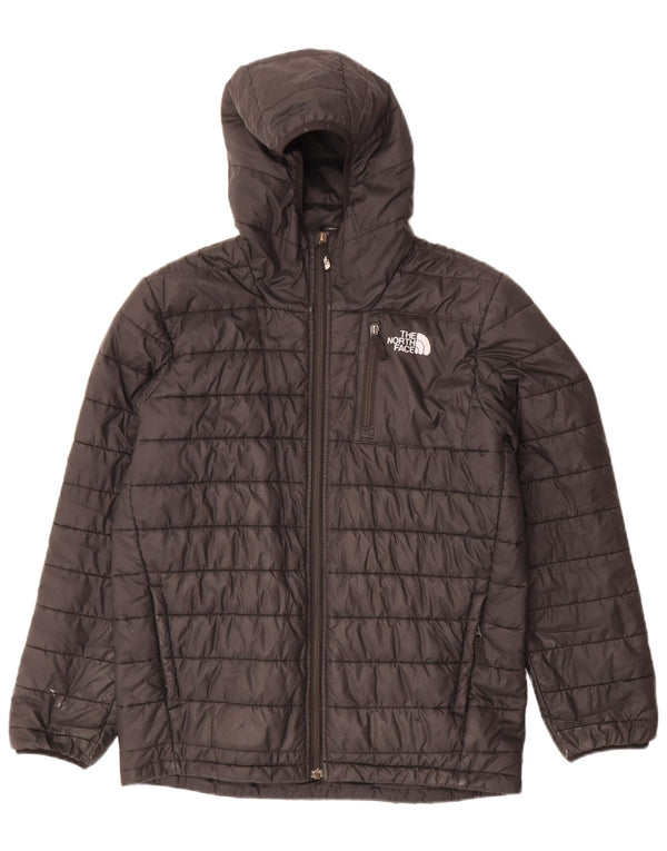 The North Face Chaqueta acolchada con capucha para niño 14-15 años XL Negro Poliéster