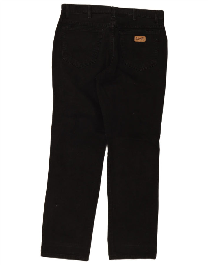 Wrangler Vaqueros rectos Texas para hombre W36 L32 Algodón negro