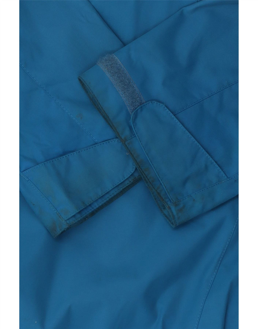 JACK WOLFSKIN Chaqueta impermeable con capucha para hombre UK 40 Large Blue Polyamide