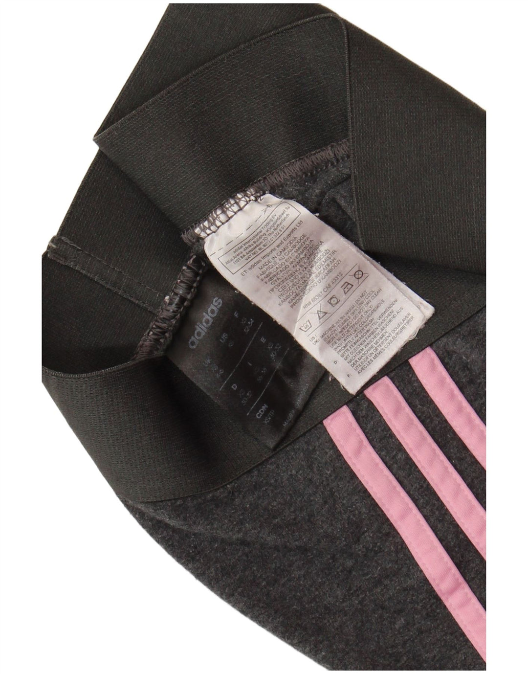 Leggings ADIDAS Mujer UK 4/6 XS Gris Algodón