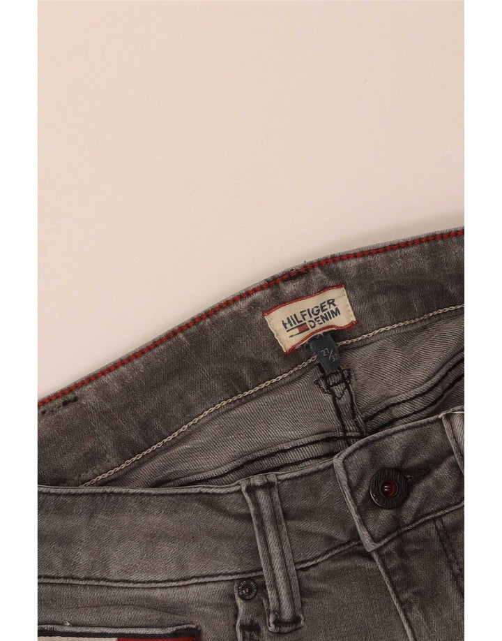 Vaqueros ajustados para mujer Tommy Hilfiger W27 L32 Gris