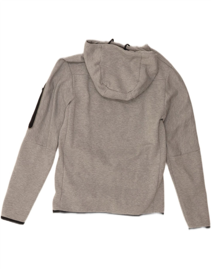 Nike - Sudadera con capucha para mujer, talla 10, algodón gris pequeño