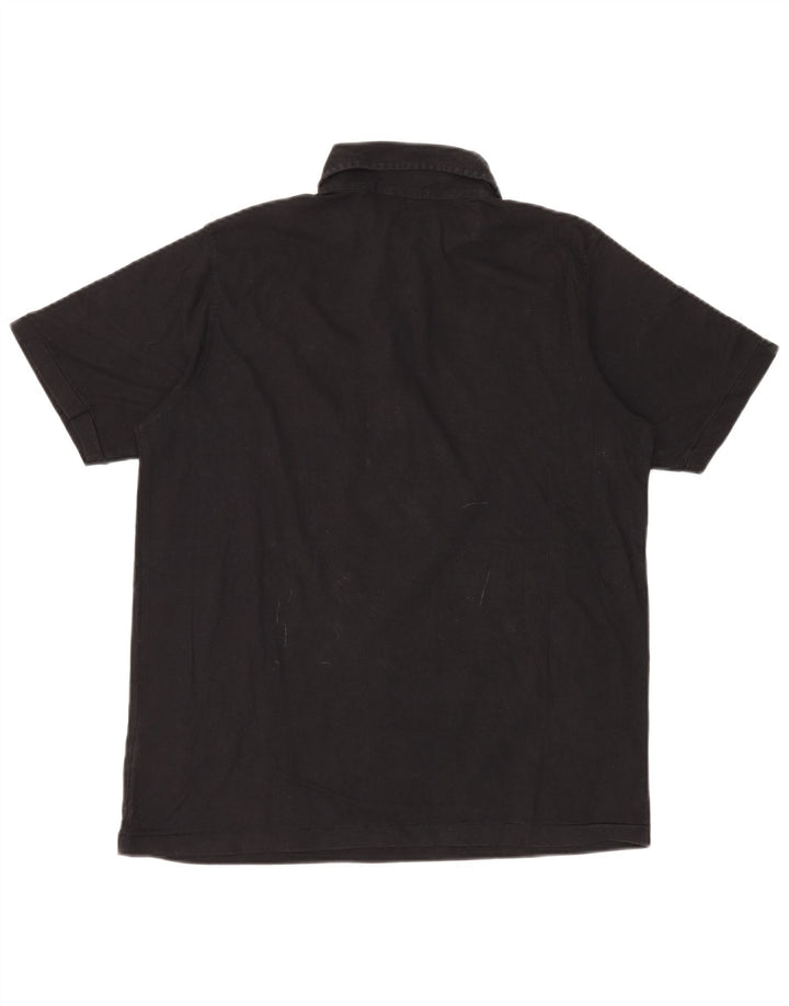 NAPAPIJRI Polo Hombre Pequeño Algodón Negro
