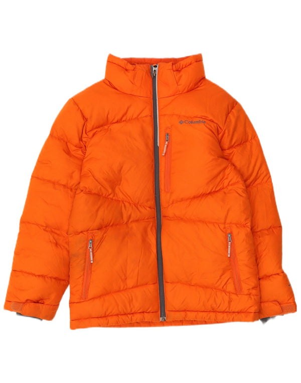 Columbia Chaqueta acolchada Omni-Heat para niño 10-11 años Poliéster naranja mediano