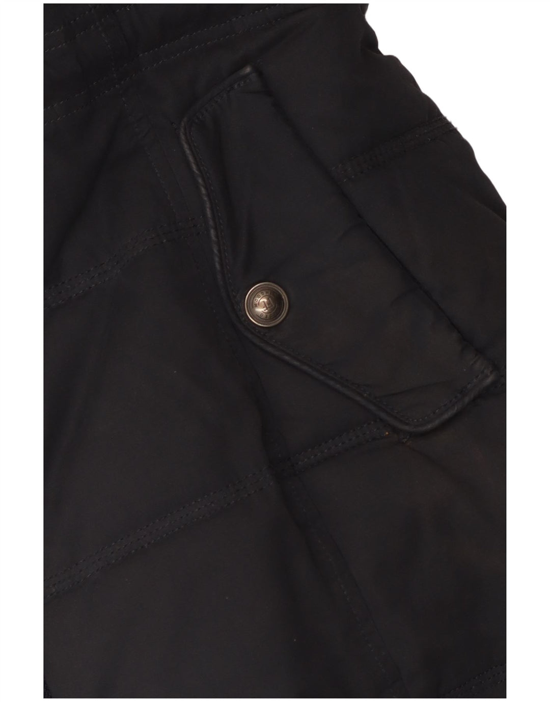Chaqueta acolchada para mujer Fat Face UK 40 Mediana Poliéster negro