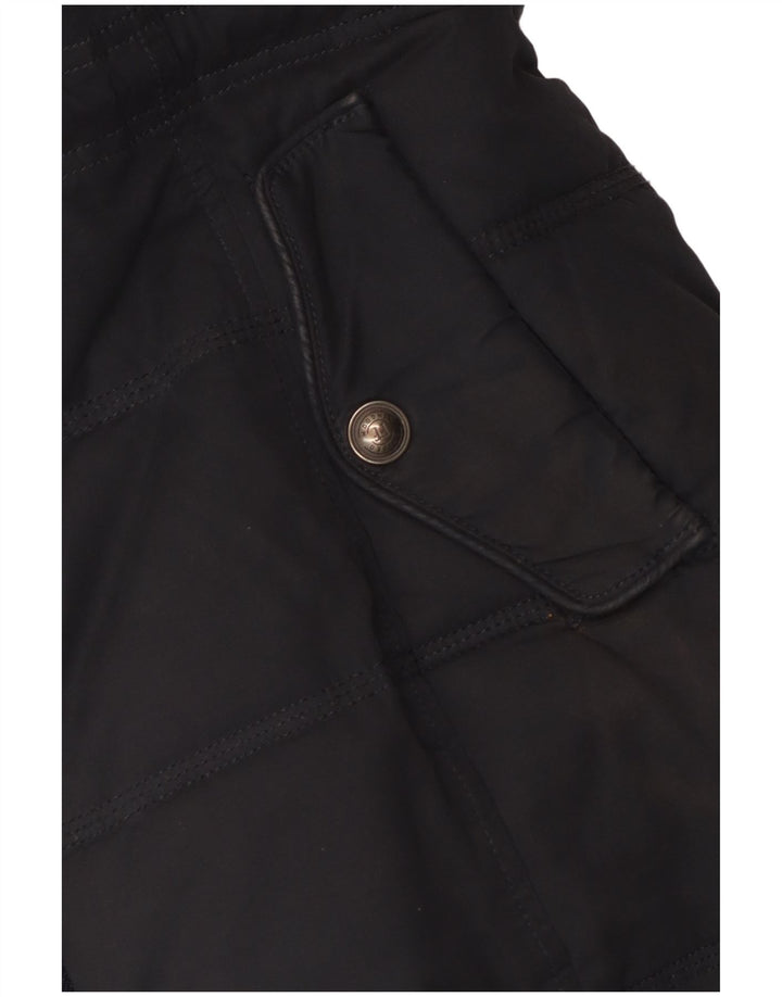 Chaqueta acolchada para mujer Fat Face UK 40 Mediana Poliéster negro