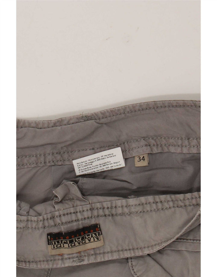 Napapijri pantalones cortos cargo para hombre W34 grande gris