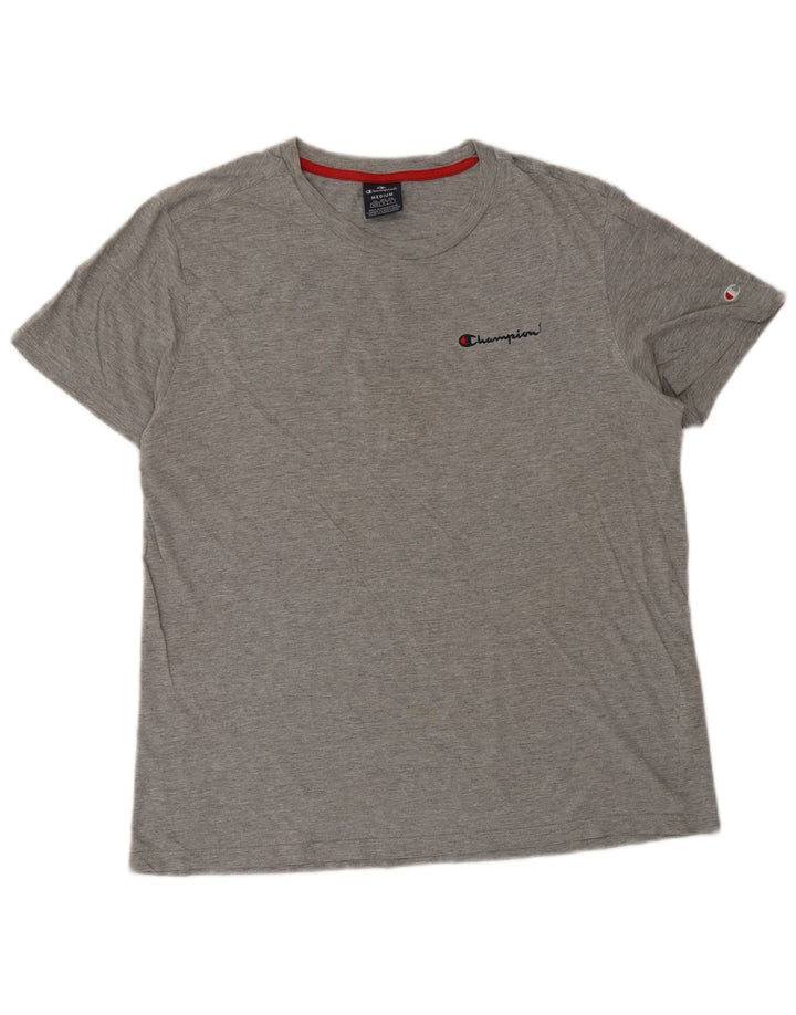 CHAMPION Camiseta Hombre Top Algodón Gris Medio