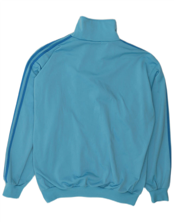 ADIDAS Chaqueta de chándal para hombre UK 40/42 Poliéster azul medio