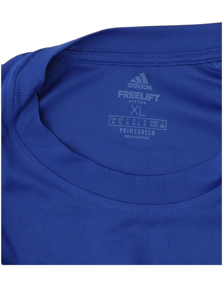Adidas Hombre Aeroready Camiseta Top XL Azul Poliéster